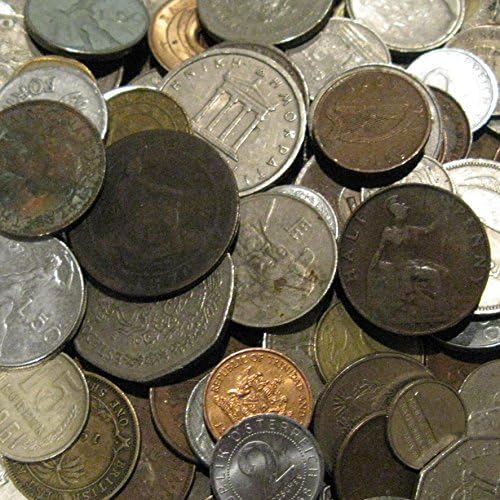 Vx Investments Ultimate World Coin Grab Bag. A Half Pound Collection of Foreign Coins with Guaranteed Silver In a Custom Vx Investments Pouch.