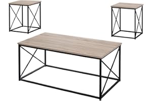 Monarch Specialties TABLE SET One Size DARK TAUPE