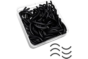 AETUXU 80Pack Fit for Tweezerman Eyelash Curler Refills,High Elasticity Silicone Replacement Pad Compatible with Tweezerman Eyelash Curler,Gentle & Safe,Use with Eye Lash Curlers.