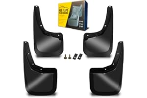 QUYDDC Mud Flaps Fit for 2007-2014 Chevy Silverado 1500/2500 HD/3500/3500 HD -Fit The Models with Single Rear Wheels, Dedicated Mudguard for Four Seasons Universal Protection, Front/Rear