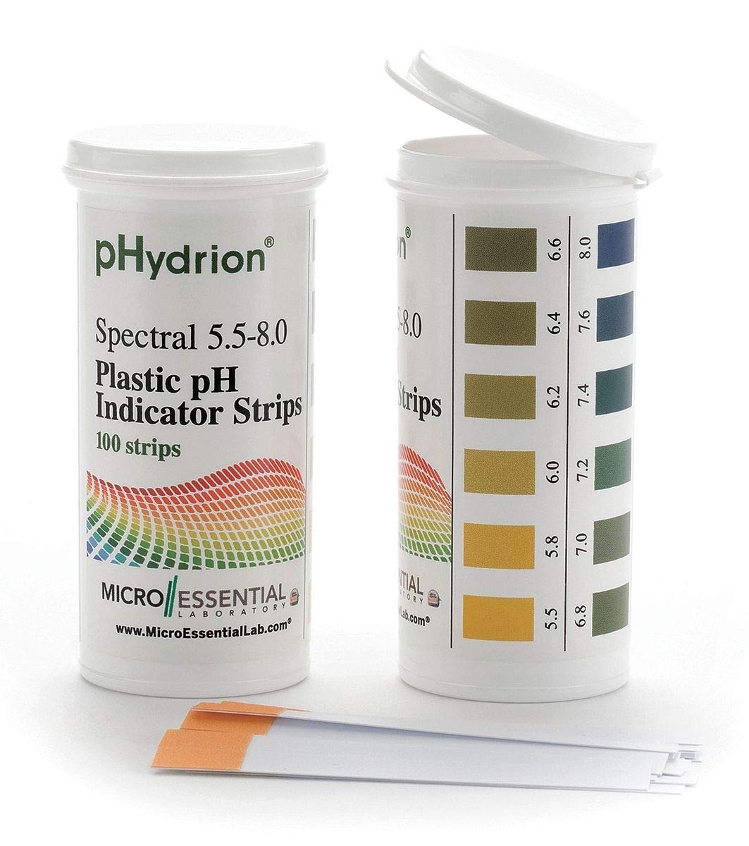 pH Strips, Hydrion Spectral, 5.58, PK100 Industrial