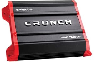 CRUNCH GP1500.2 CRUNCH 2X325@4OHMS,1X1500WATTS@4OHMS BRI