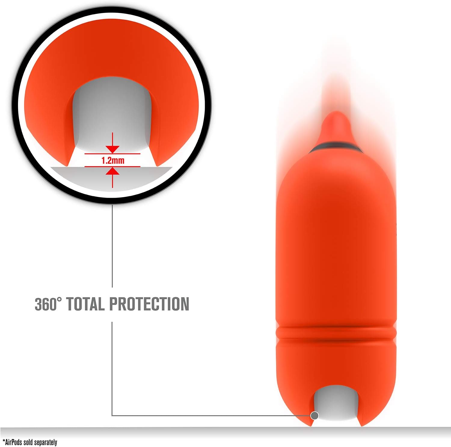 Catalyst Waterproof Case for AirPods 2nd Generation and AirPods 1st Generation - Image 5