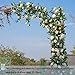 PARTY JOY 2Pcs Flower Garland Fake Rose Vine Artificial Flowers Hanging Rose Ivy Hanging Baskets Wedding Arch Garden Background Decor