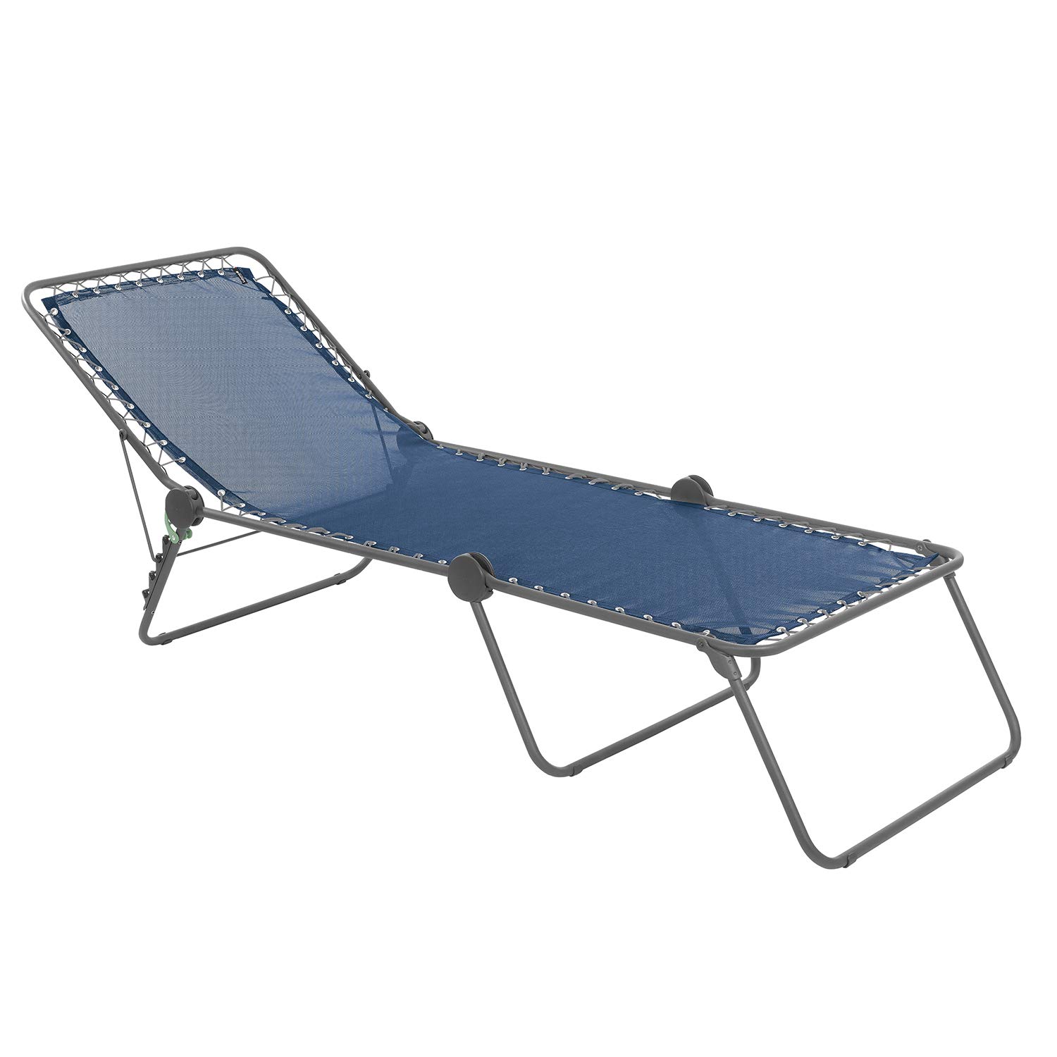 Lafuma Sunbed, Foldable, Adjustable backrest, Lace System, Siesta L, Batyline, Colour: Ocean, LFM2293-8547, 201 x 70 x 91 cm