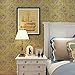 SimpleLife4U Yellow Damask Self-Adhesive Shelf Drawer Liner Moisture Proof PVC Contact Paper 45x300cm