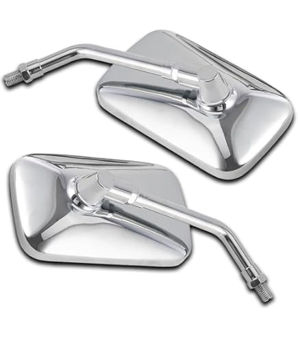 EMGO(エムゴ) LIVE to RIDEミラー 単品 クローム/ゴールド Amazon.com: Emgo Unbiversal Rectangular Mirror - Live to Ride