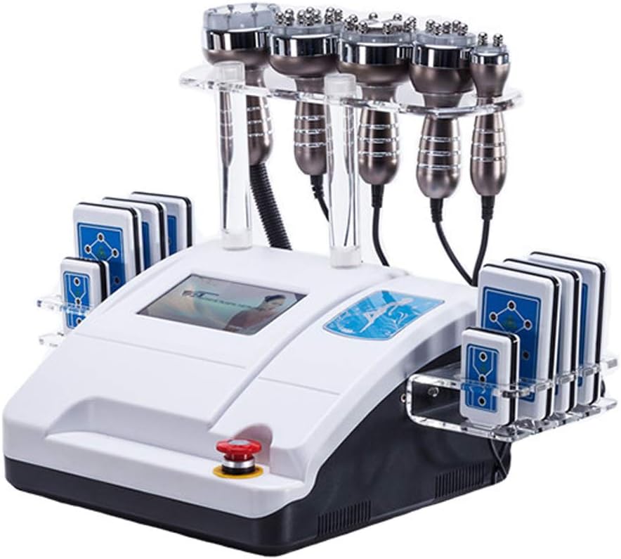 6In1 RF Slimming Instrument Radio Frequency Vacuum Lipo Cavitation Body Shaper Weight Loss Slimming Machine SPA