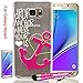 Galaxy Note 5 Case, Note5 Case Protector, MerKuyom® [Pink Anchor Heart] [Clear Transparent] [Flexible Gel] Thin Rubber Soft TPU Case Skin Cover For Samsung Galaxy Note 5 Note5 N920,W/ Stylus
