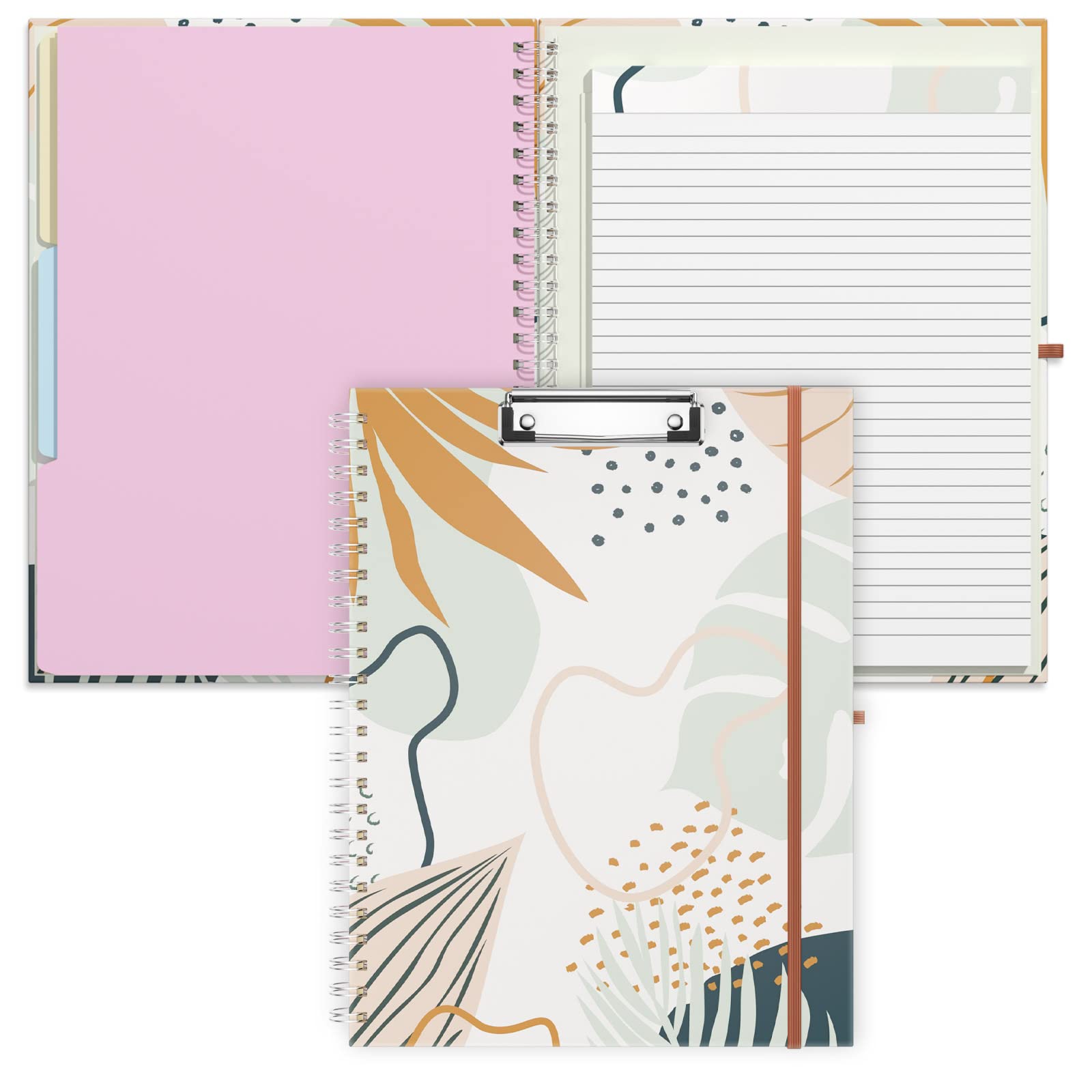 Rimilak Spiral Clipboard Folio with Refillable
