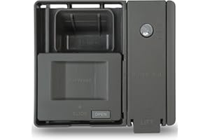 JUFZQO Upgraded W10861000 Dishwasher Detergent Dispense Fit for Whirlpool Kitchenaid Maytag, Dishwasher Soap & Rinse Aid Door Replacement Kit Replace WDTA50SAHZ0 WDT750SAHZ0 WDT730PAHZ0 WDT970SAHZ0