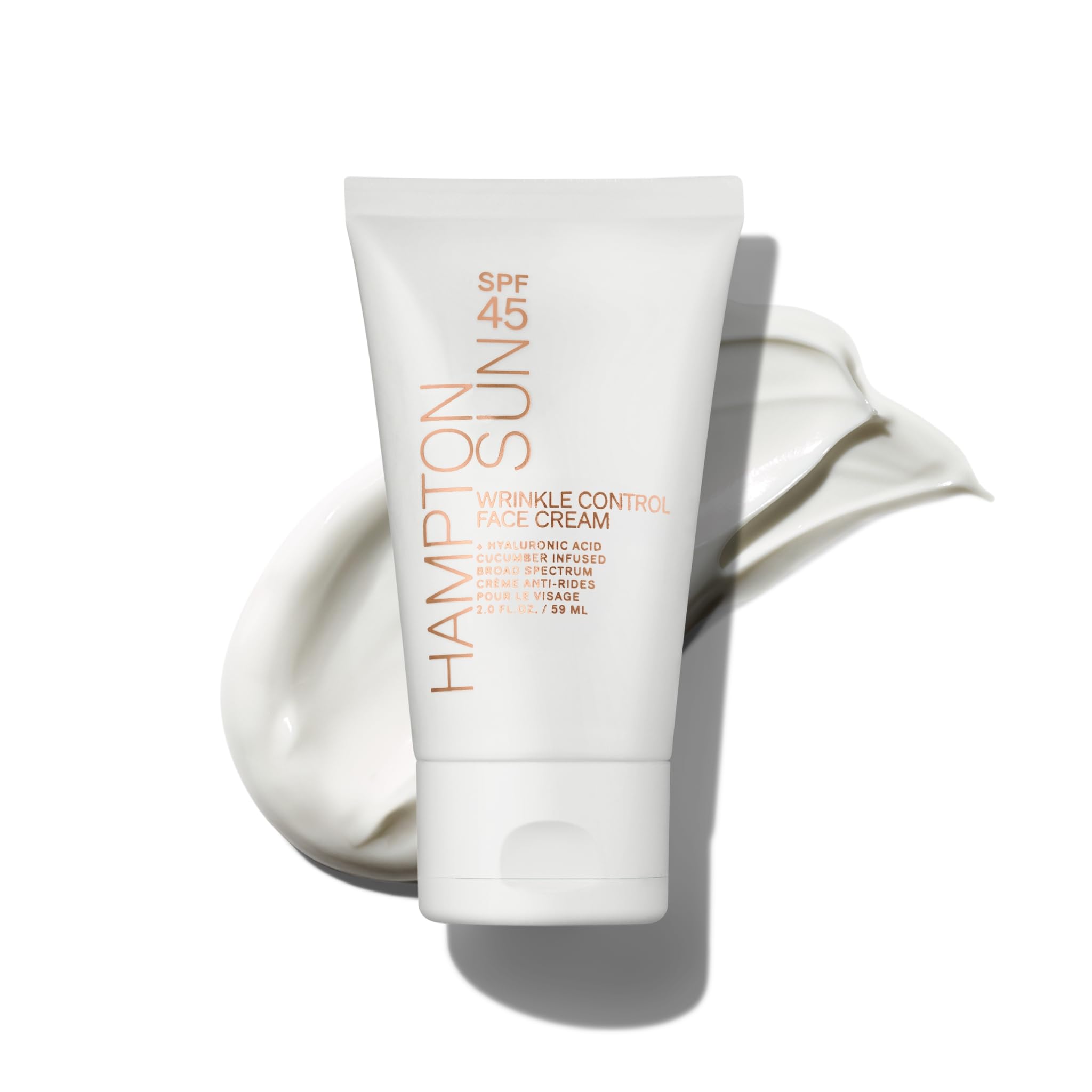Wrinkle Control Face Cream SPF 45 by Hampton Sun for Unisex - 2 oz Cream
