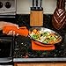 Premium Silicone Pot Holders for Kitchen - Easy to Clean Trivets for Hot Pots and Pans - This Kitchen Tool Works Well as Silicone Trivet, Hot Pads for Oven, Potholders (7x7 in, Orange, 1 Pair)