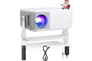 Mini Projector, 1080P Full HD Supported Portable Projector, AKIYO O1 Phone Projector for Home Theater, Movie, Outdoor, Compat