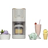BLACK+DECKER Perfect Pint Ice Cream Maker for Homemade Frozen Treats, Gelato, Sorbet, Milkshakes, Frozen Yogurt, Light Ice Cream, Mix-Ins, Dairy-Free, Keto-Friendly Dessert Machine