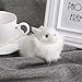SCASTOE Hare Rabbit Figurine Collection Miniature Furry Animals Plush Children Toy