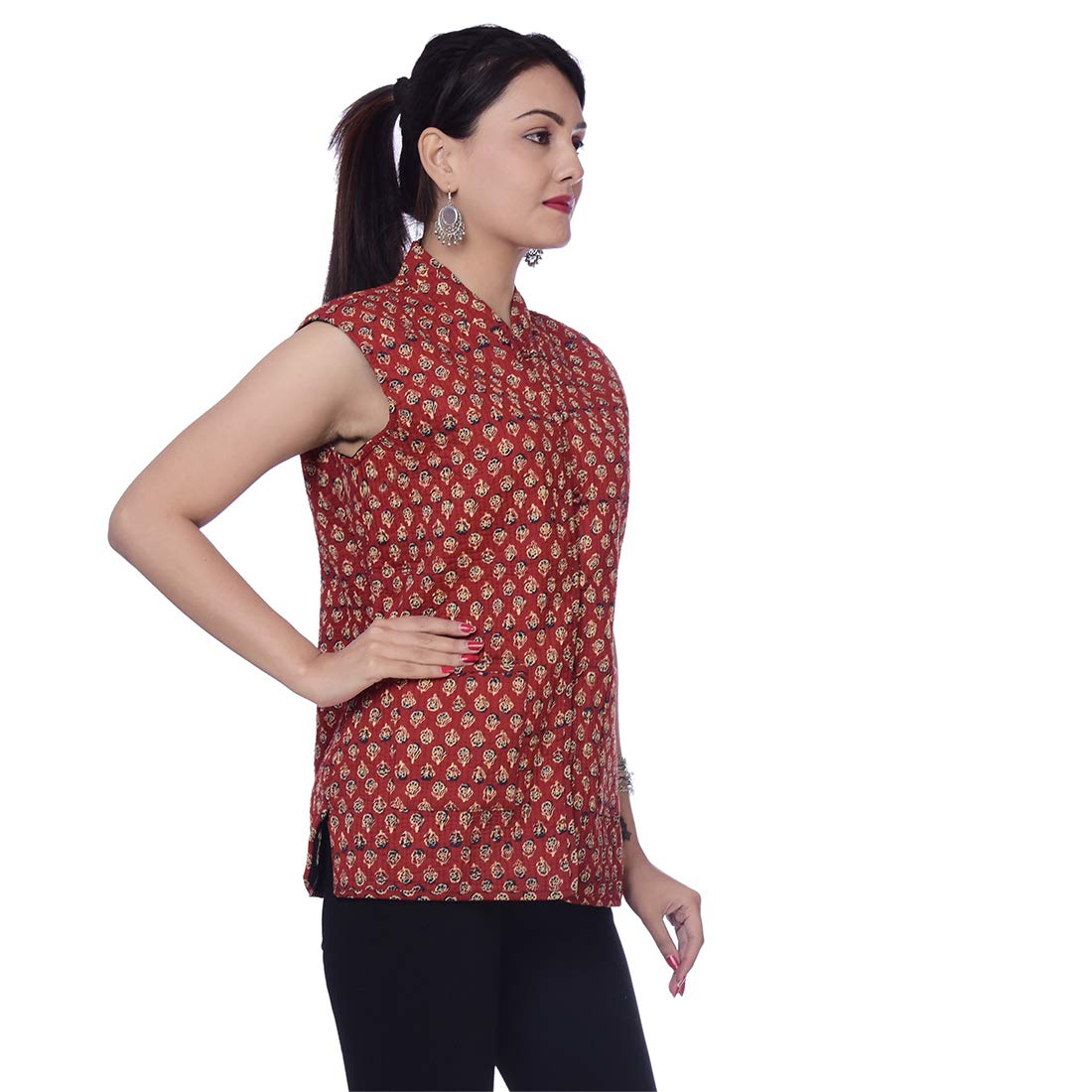 casual quilted cotton jacket printed jacket quilted reversible jacket red and black