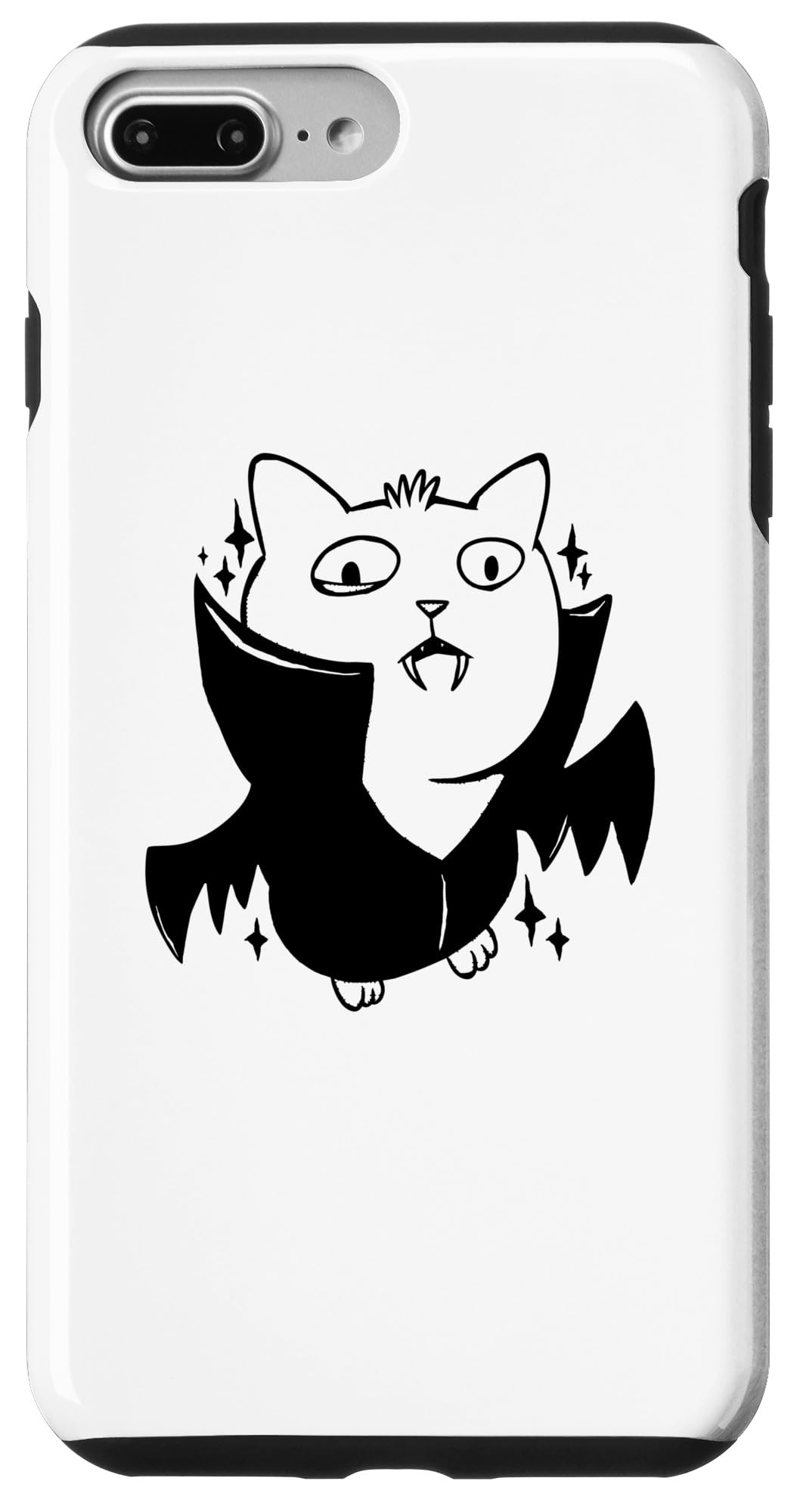 iPhone 7 Plus/8 Plus Vampire Cat - Funny Halloween Case