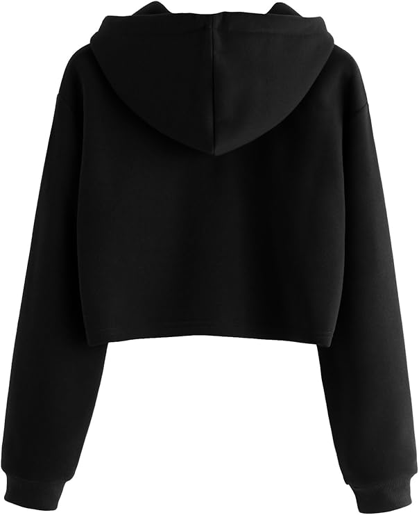 thick black sweatshirt