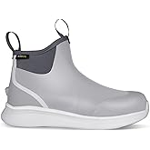 Kalkal Fishing Rain Boots for Men, Anti-Slip Waterproof Deck Boots, Durable Insulated Mud Booties for Gardening Fishing Boating, and Camping (Size 6-13)