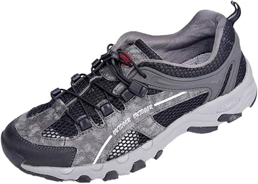 men's breathable mesh casual light outdoor hiking shoes