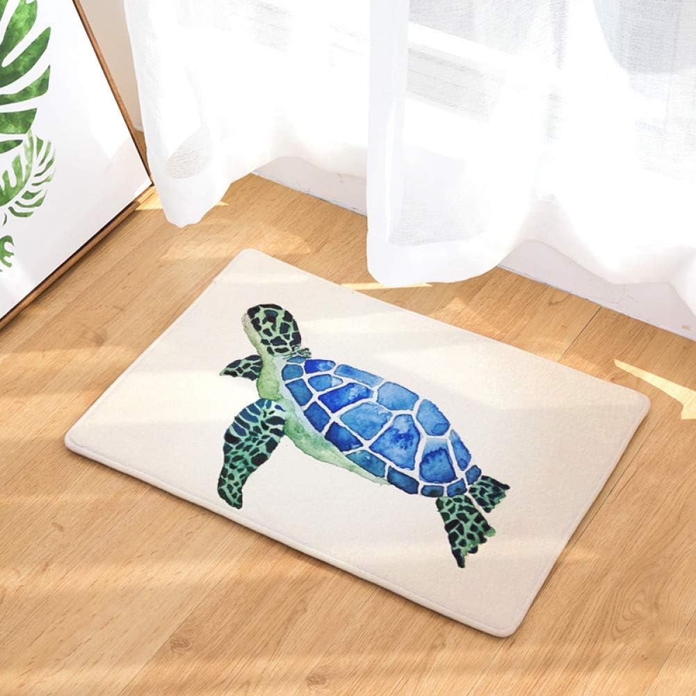 DXSERCV Doormat Turtle Pattern Style Door Mat Floor Carpet For Living