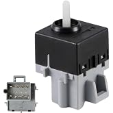 FUSCH HVAC Blower Motor Control Switch Compatible with 2006-2007 Peterbilt 379 2008-2015 Peterbilt 384 Replace# Q21-6012 599-5000