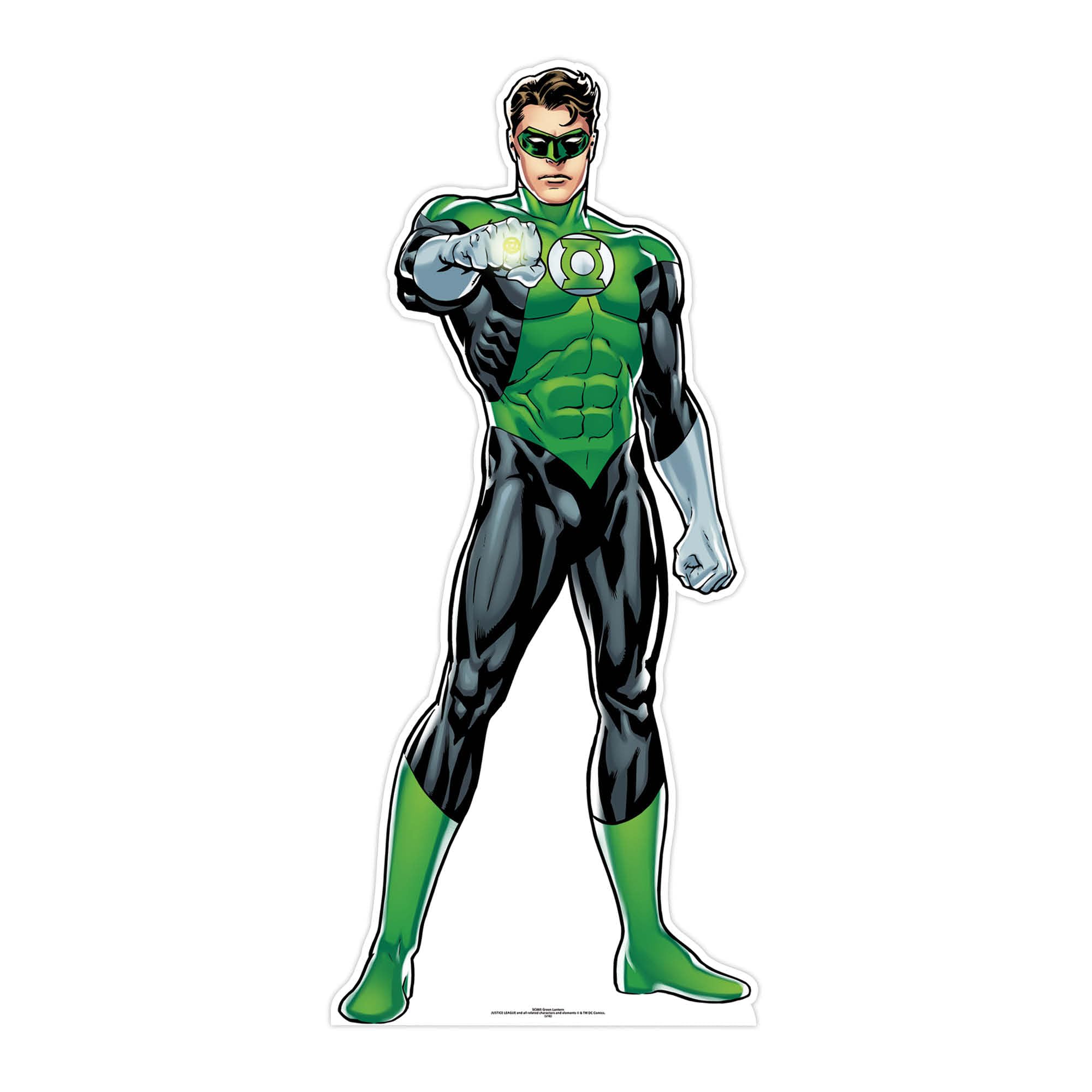 Star Cutouts SC885 Green Lantern DC Comics Lifesize Cardboard Cutout – Multi-Colour Superhero Standee for Parties, Events & Fan Collections