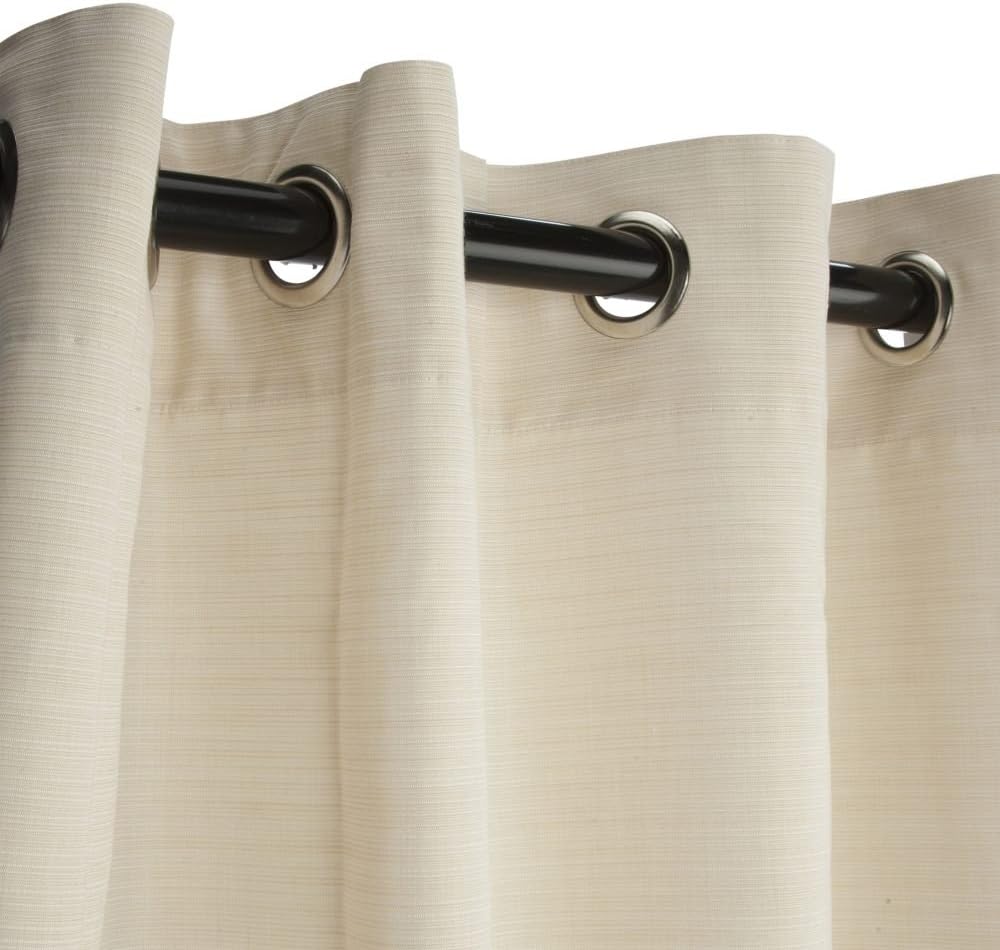 Amazon Com Sunbrella Outdoor Curtain With Grommets Dupione