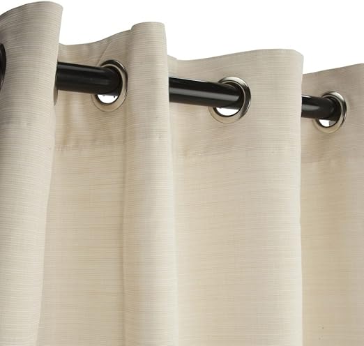 Amazon Com Sunbrella Outdoor Curtain With Grommets Dupione