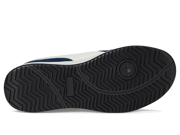 PUMA SAFETY ICONIC SUEDE LOW MEN’S SAFETY SHOES, COMPOSITE TOE, ELECTRICAL HAZARD PROTECTION, SLIP RESISTANT, NAVY, SIZE M8.5 (640025-08.5-300)