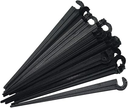Haihuic Paquete de 50 estacas de Soporte de riego por Goteo de ...