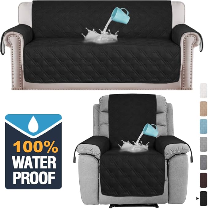 100 Waterproof Oversized Recliner Cover and Sofa Cover