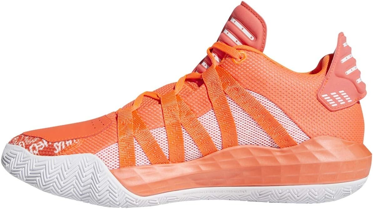 Dame 6 Shoe - Unisex Basketball Solar Red/White