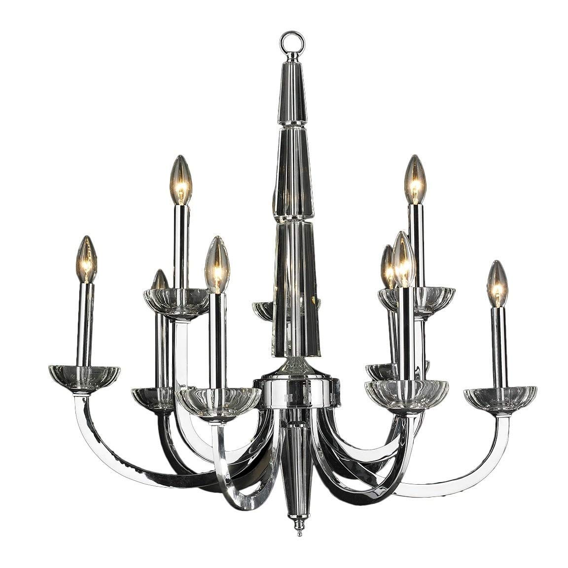 Brilliance Lighting And Chandeliers Contemporary 9 Light Crystal