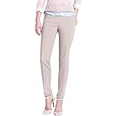 SLIM-SATION Women's Wide Band Ankle Pant Pull-on Pant with Tummy Control