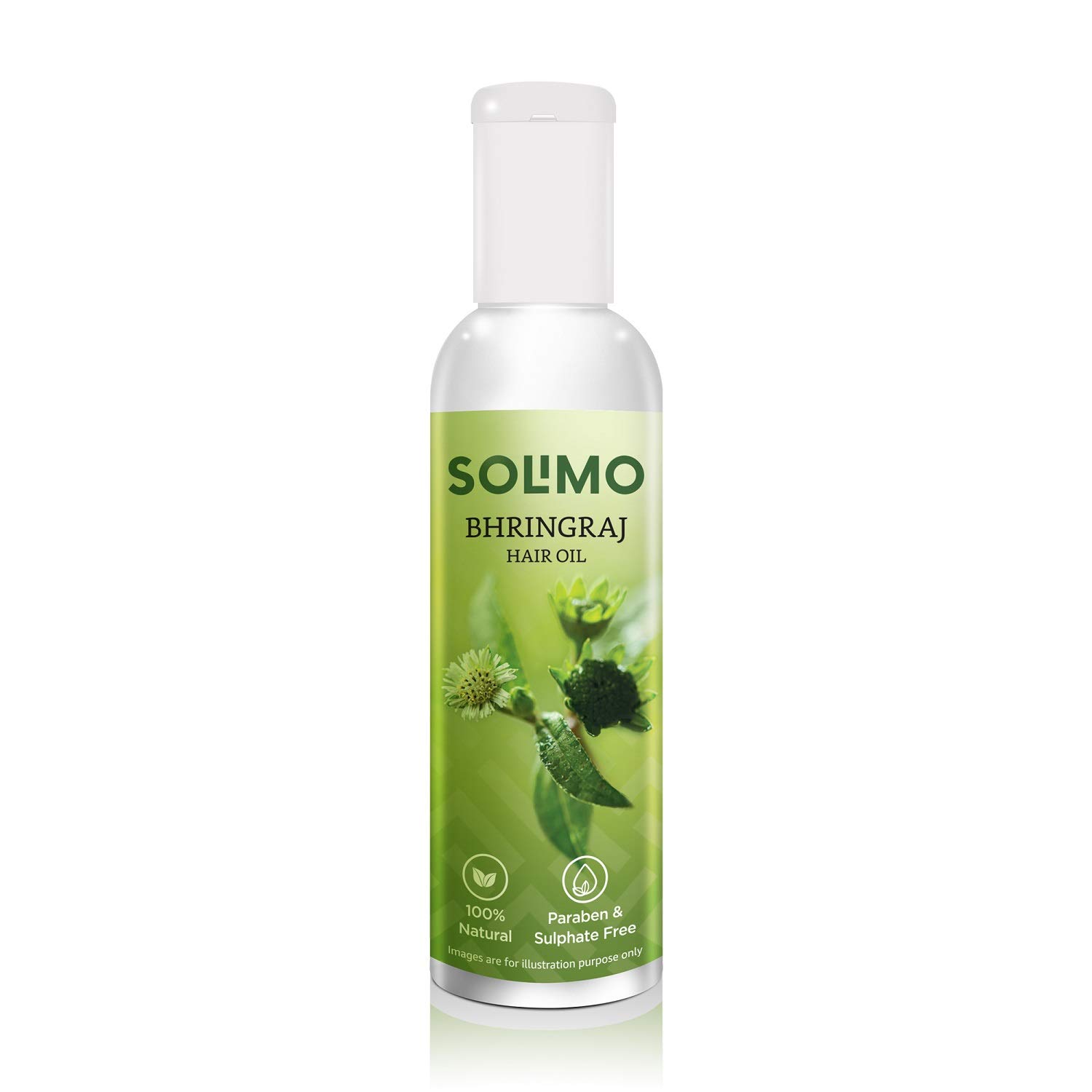[Pantry] Amazon Brand Solimo Bhringraj Hair Oil 100ml, 100 Natural