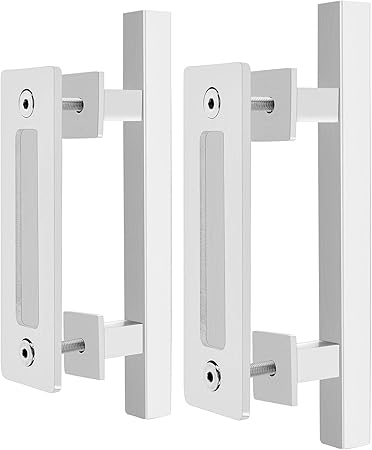 Easelife 12 Stainless Sliding Barn Door Handle With Flush Pull