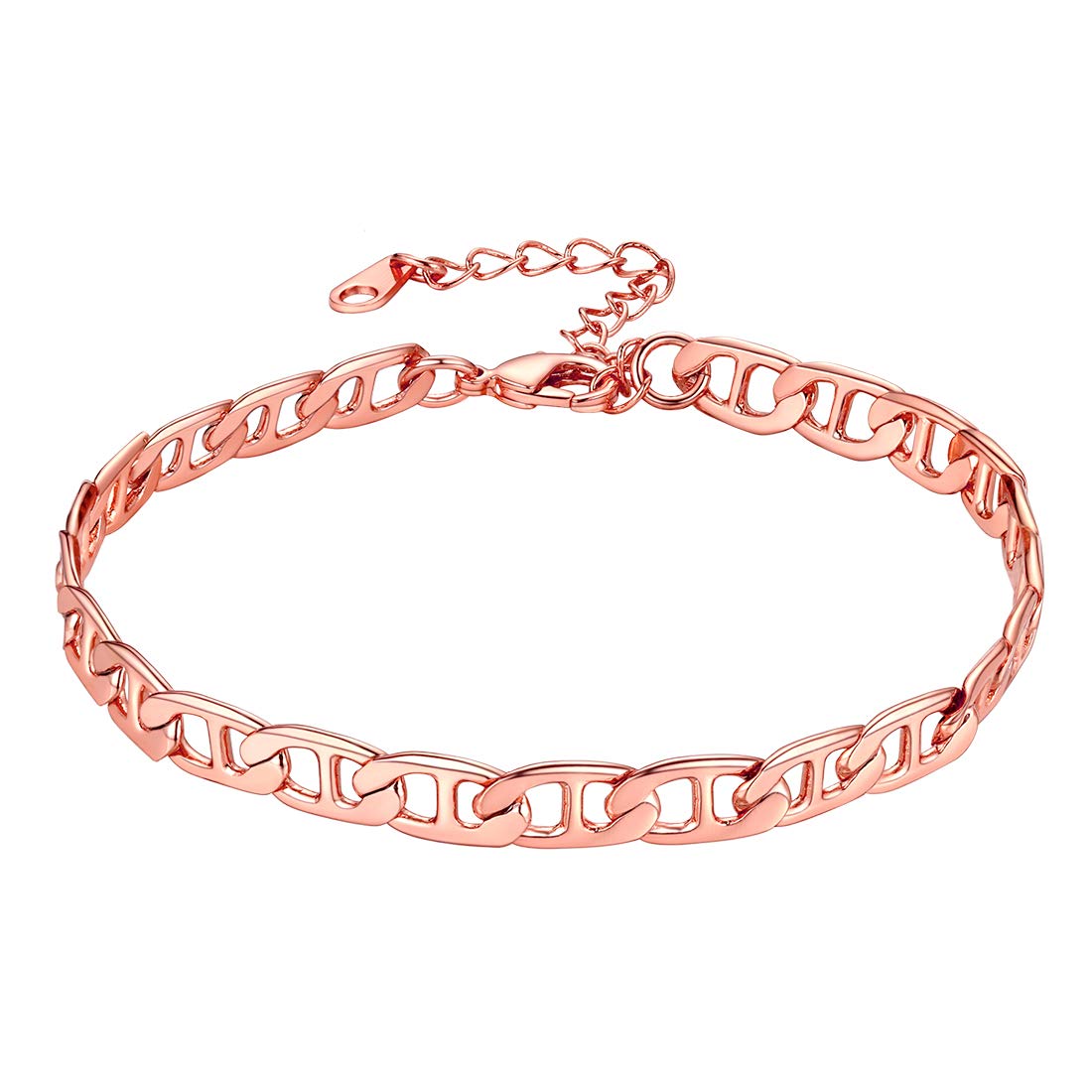 U7 Ankle Bracelets for Women Chain Bracelet Rose Gold Jewellery Anklet Womens Anklets