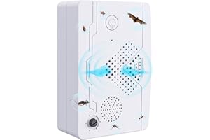 DWCOM TRAP Ultrasonic Mouse Bat Repellent Devices, Adjustable Mode Pest Bat Repeller and Roach Killer, Rodent, Cat Repellent for House Indoor and Outdoor, Keep Bird Away, Ultrasonic Insect Deterrent