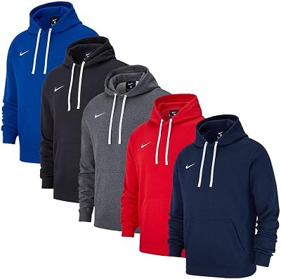 Herren M Nk Flc Park20 Po Hoodie Kapuzenpullover, University Red/White/White, XL EU