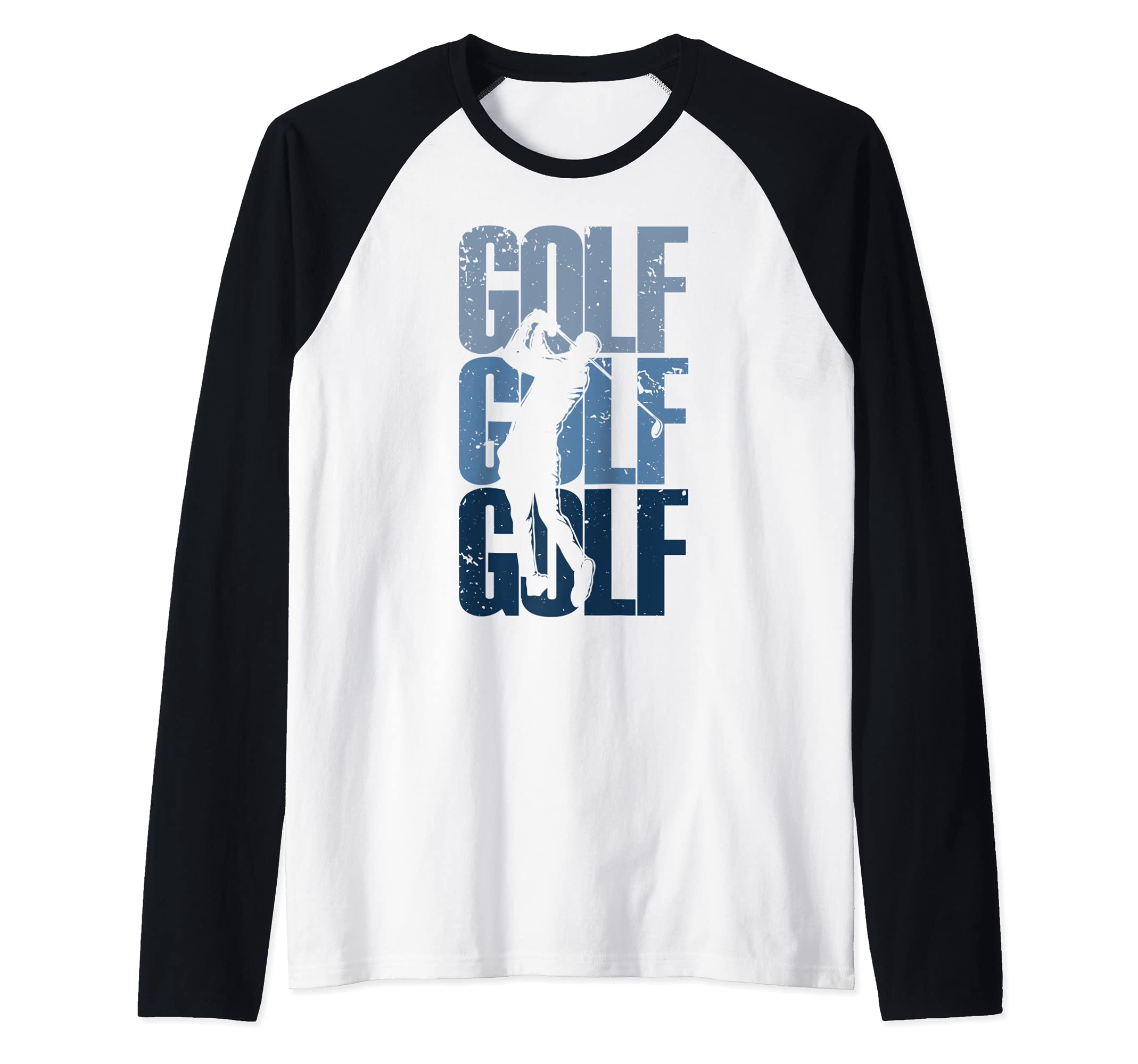 Vintage Retro Golf | Golfers Raglan Baseball Tee