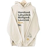 Musicals Hamilton Sweatshirt - Broadway Sweatshirt - Hamilton Drama Sweatshirt - Custom Name on Sleeve Hamilton Sweatshirt - Broadway Theatre Hoodie - Broadway Musical Merch
