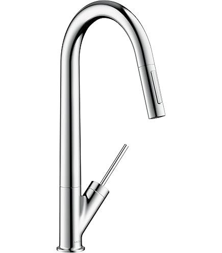 AXOR Montreux Chrome High Arc Kitchen Faucet, Kitchen Faucets with