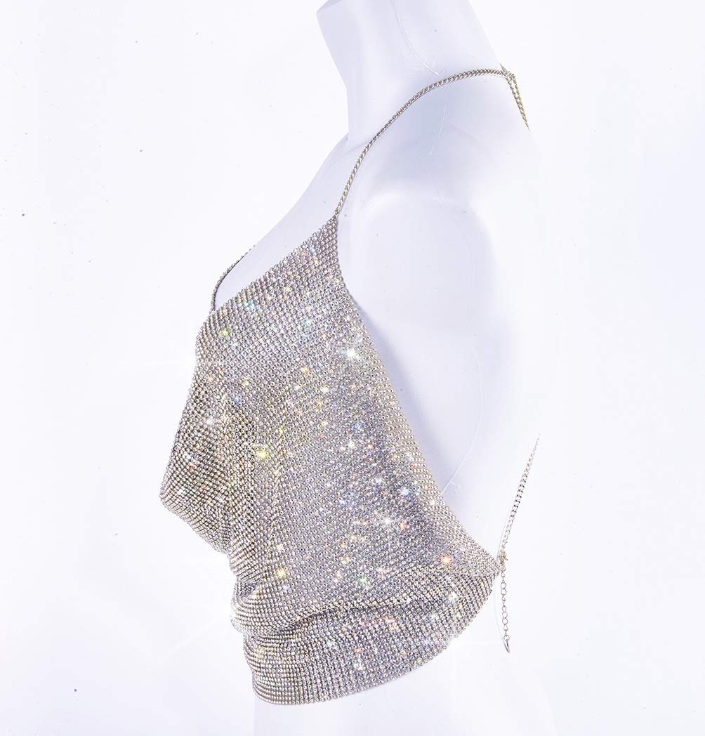 Luxexy Sparkly Crop Top