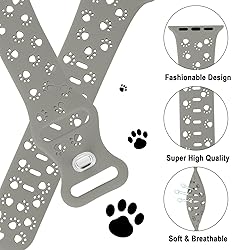 MITERV Silicone Band Compatible with Apple Watch