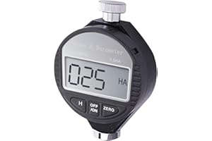 LANDTEK Rubber Hardness Tester, Shore Type A Hardness Tester Digital Durometer 0~100HA Portable Surface Hardness Tester with Large LCD Display for Tire, Plastic, Leather, Wax