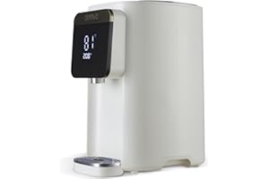 O C T A V O OCTAVO Water Boiler & Warmer 5 Liter, 304 Stainless Steel Water Tank, 700 Watt 6 Adjustable Water Temperature, LCD Touch Control Screen, Child Lock with Water Shortage Indicator