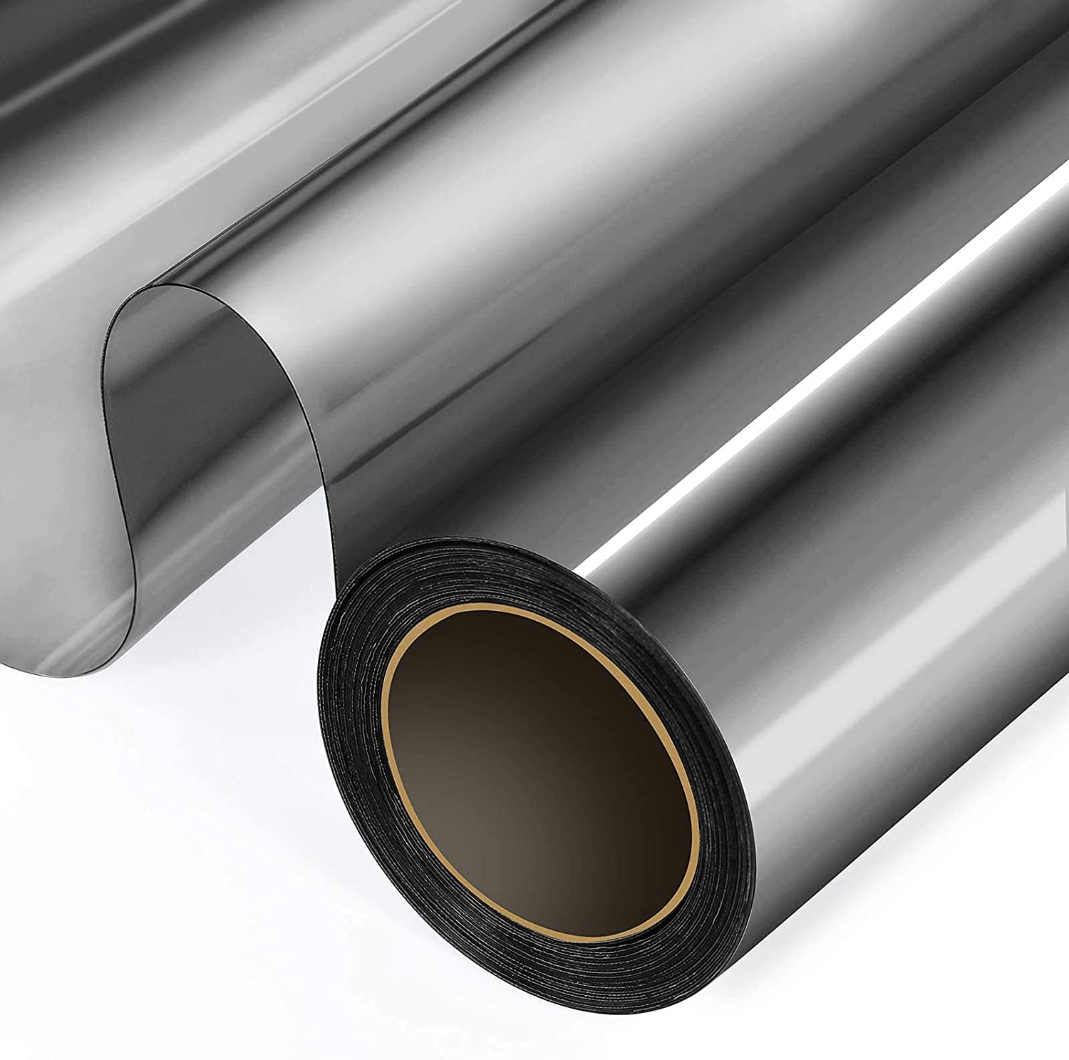 WochiTV One Way Window Film 90x400cm Mirror Window Film Heat Blocking Window Film Window Reflective Film Heat Privacy Window Tint Uv Window Tint For Home And Office Non-Adhesive