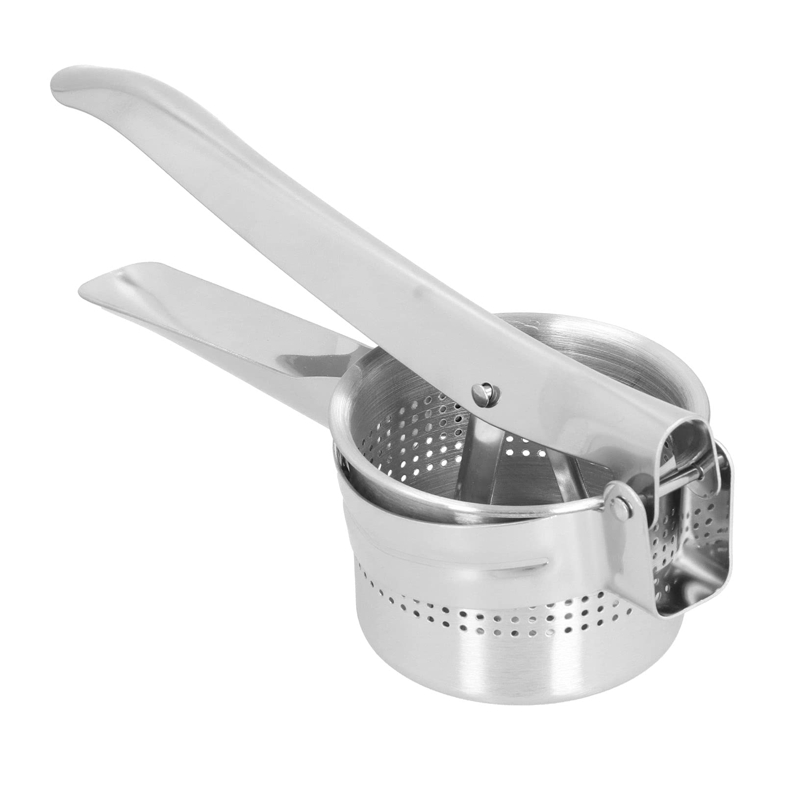 Potato Ricer,3 in 1 Stainless Steel Potato Ricer Mashers Fruit Vegetable Presser Manual Juicer Squeezer for Kitchen